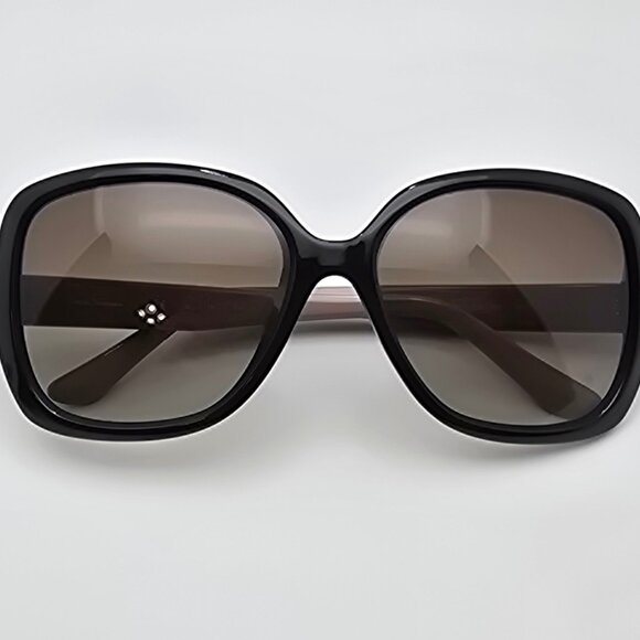 Salvatore Ferragamo SF715S Black Antique Wood Frame Brown Gradient Sunglasses - Picture 11 of 16